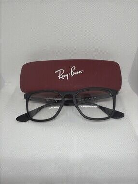 Ray-Ban RB 7074 5364 Square black Eyeglasses Optical Frame 50-18-145